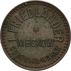 Meckow, L. Friedlander, Kolonialwaren, Merchant Token