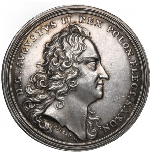 Augustus II the Strong, Medal for the Establishment of the Order of the White Eagle - RARE