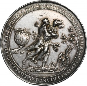 Ladislas IV Vasa, médaille des négociations de paix 1644 - RARE