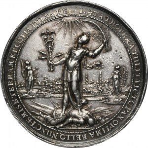 Ladislas IV Vasa, médaille des négociations de paix 1644 - RARE