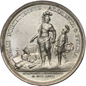 Xaver, Medal founding of the Artillery Academy in Dresden 1767
