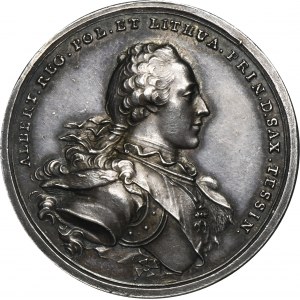 Albert Casimir of Saxony-Cieszyn (son of Augustus III), Medal 1766