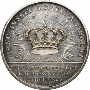 Poniatowski, Médaille du couronnement 1764