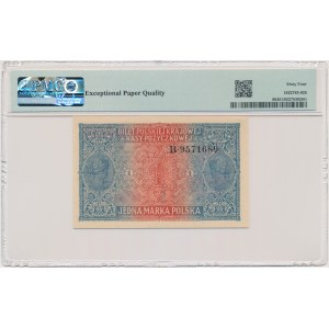 1 Mark 1916 - General - B - PMG 64 EPQ
