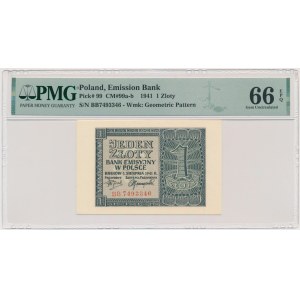 1 złoty 1941 - BB - PMG 66 EPQ