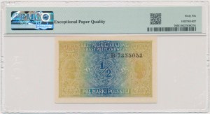 1/2 Mark 1916 - General - B - PMG 66 EPQ