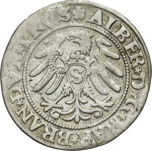 Duchy of Prussia, Albert Hohenzollern, Groschen Königsberg 1531 - PRVS