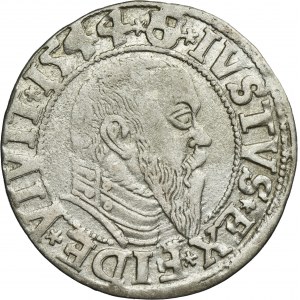 Duchy of Prussia, Albrecht Hohenzollern, Groschen Königsberg 1544 - PRVSS