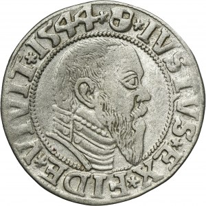 Duchy of Prussia, Albrecht Hohenzollern, Groschen Königsberg 1544 - PRVSS