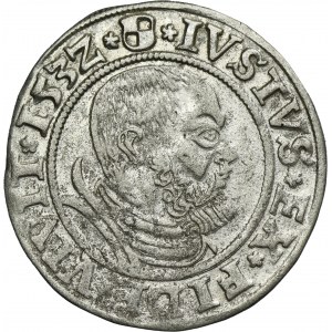 Duchy of Prussia, Albert Hohenzollern, Groschen Königsberg 1532 - PRVS