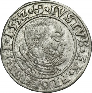 Duchy of Prussia, Albert Hohenzollern, Groschen Königsberg 1532 - PRVS