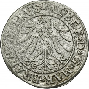 Duchy of Prussia, Albert Hohenzollern, Groschen Königsberg 1532 - PRVS