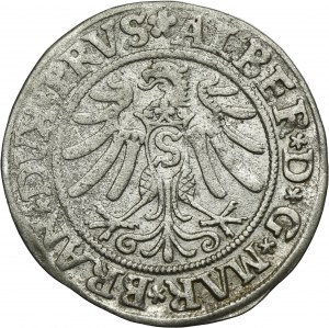 Duchy of Prussia, Albert Hohenzollern, Groschen Königsberg 1532 - PRVS