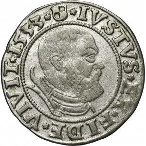 Duchy of Prussia, Albert Hohenzollern, Groschen Königsberg 1533 - PRVS