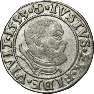 Duchy of Prussia, Albert Hohenzollern, Groschen Königsberg 1533 - PRVS