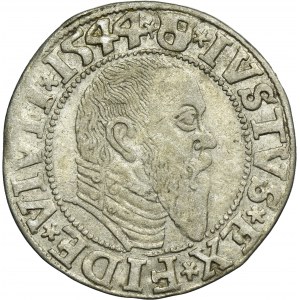 Duchy of Prussia, Albrecht Hohenzollern, Groschen Königsberg 1544 - PRVSS