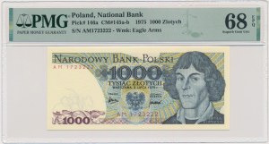 1,000 Gold 1975 - AM - PMG 68 EPQ