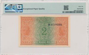 2 marki 1916 - Generał - B - PMG 66 EPQ