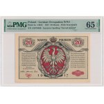 20 Mark 1916 - Jeneral - PMG 65 EPQ - BEST KNOWN