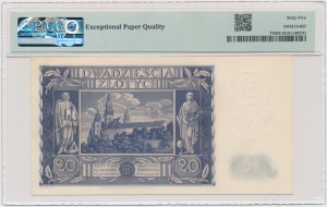 20 złotych 1936 - BC - PMG 65 EPQ