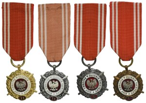 PRL, Medal of the Armed Forces in the Service of the Homeland (4 pcs.)