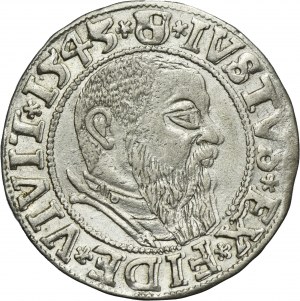 Duchy of Prussia, Albert Hohenzollern, Groschen Königsberg 1545 - PRVSS