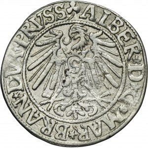 Duchy of Prussia, Albert Hohenzollern, Groschen Königsberg 1545 - PRVSS