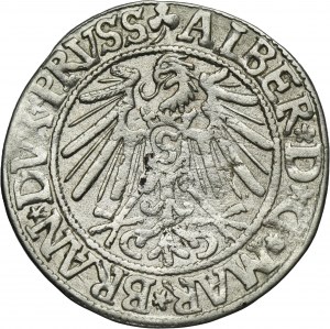 Duchy of Prussia, Albert Hohenzollern, Groschen Königsberg 1545 - PRVSS