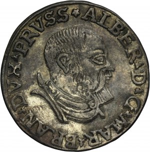 Prussia, Albrecht Hohenzollern, 3 Groschen Königsberg 1535