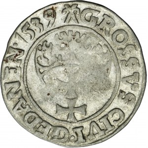 Sigismund I the Old, Groschen Danzig 1539 - PRVS - VERY RARE, DOTO