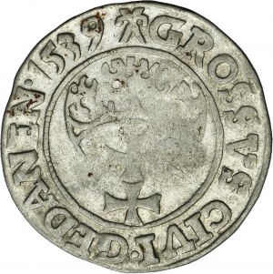 Sigismund I the Old, Groschen Danzig 1539 - PRVS - VERY RARE, DOTO