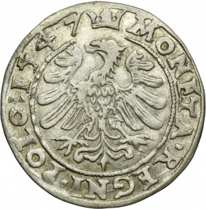 Sigismund I the Old, Groschen Krakau 1547 ST