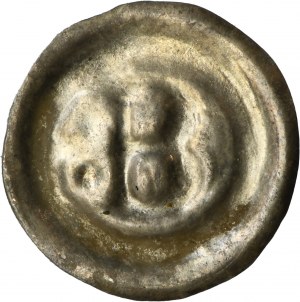 Kujawy Brzeskie, Hohlpfennig - RARE, letter B with three balls