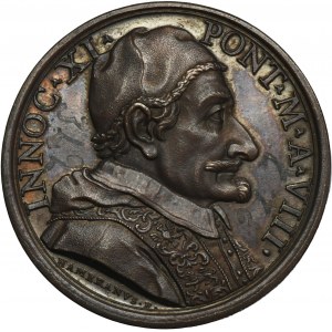 Papal States, Vatican, Innocent XI, Medal of the League of Feasts Against Turkey 1684