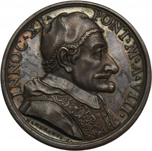 Papal States, Vatican, Innocent XI, Medal of the League of Feasts Against Turkey 1684