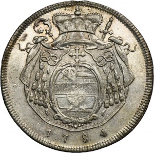 Austria, Archbishopric of Salzburg, Hieronymus von Colloredo, Thaler Salzburg 1784 M