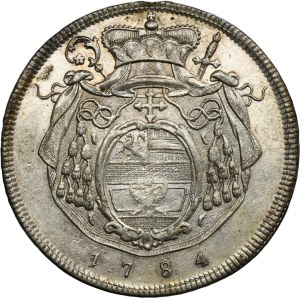 Austria, Archbishopric of Salzburg, Hieronymus von Colloredo, Thaler Salzburg 1784 M