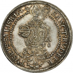 Austria, Archbishopric of Salzburg, Paris von Lodron, Thaler Salzburg 1644