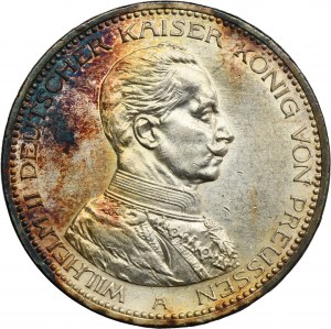 Germany, Kingdom of Prussia, Wilhelm II, 5 Mark Berlin 1913 A