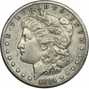 USA, 1 Dollar Carson City 1884 CC - Morgan - RARE
