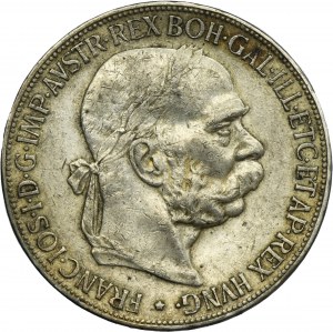 Austria, Franz Joseph I, 5 Corona Wien 1900