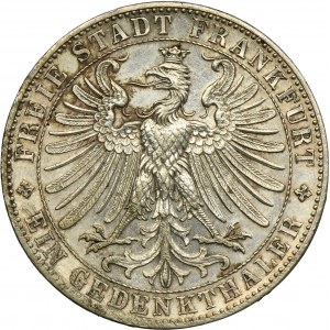 Germany, City of Frankfurt, Thaler 1863