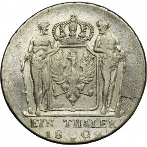 Silesia, Prussian rule, Friedrich Wilhelm III, Thaler Breslau 1802 B