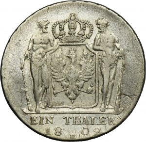 Silesia, Prussian rule, Friedrich Wilhelm III, Thaler Breslau 1802 B