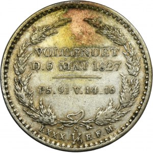 Germany, Kingdom of Saxony, Friedrich August I, 1/6 Thaler Dresden 1827