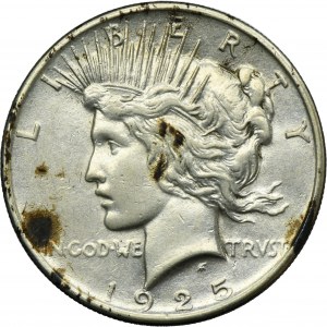 USA, 1 Philadelphia Dollar 1925 - Peace