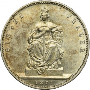Germany, Kingdom of Prussia, Wilhelm I, Siegesthaler Berlin 1871 A