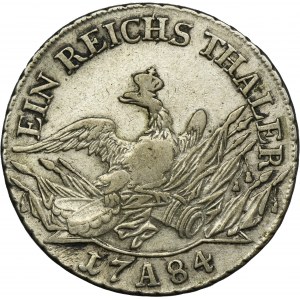 Germany, Kingdom of Prussia, Friedrich II, Thaler Berlin 1784 A