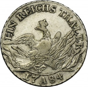 Germany, Kingdom of Prussia, Friedrich II, Thaler Berlin 1784 A