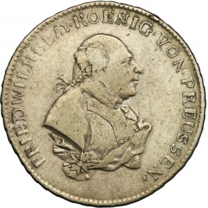 Germany, Kingdom of Prussia, Friedrich Wilhelm II, 2/3 Thaler Schwabach 1792 S